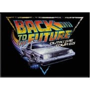 Back To The Future OUTATIME Tour Flat Magnet