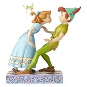Disney Traditions Peter Pan An Unexpected Kiss Statue