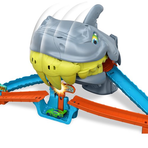 Hot Wheels City Shark Beach Battle Playset