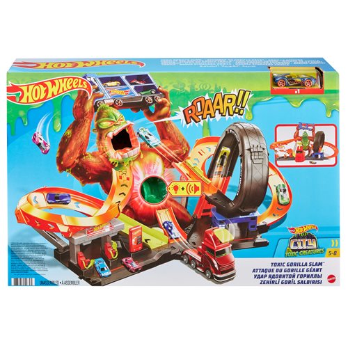 Hot Wheels Toxic Gorilla Slam Playset