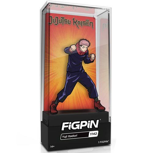 Jujutsu Kaisen Yuji Itadori FiGPiN Classic 3-Inch Enamel Pin