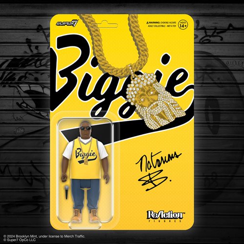The Notorious B.I.G. (Yellow Jersey) 3 3/4-Inch ReAction Figure