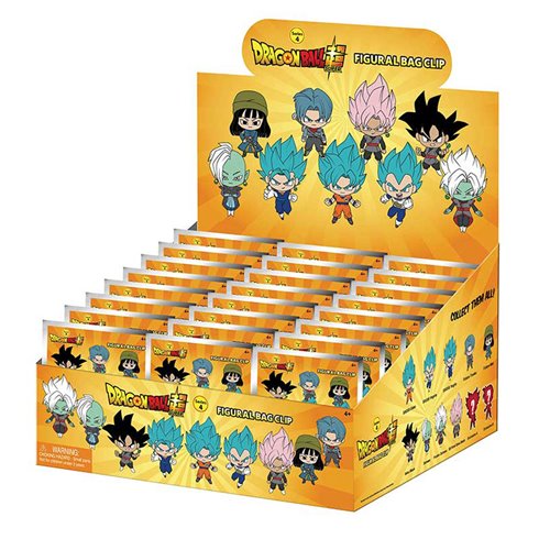 Dragon Ball Super Series 4 3D Foam Bag Clip Random 6-Pack