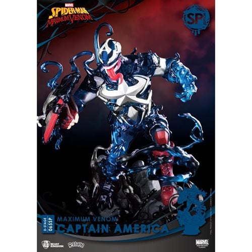 Marvel Maximum Venom Captain America DS-065SP D-Stage 6-Inch Statue