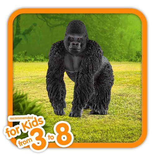 Wild Life Gorilla Male Collectible Figure