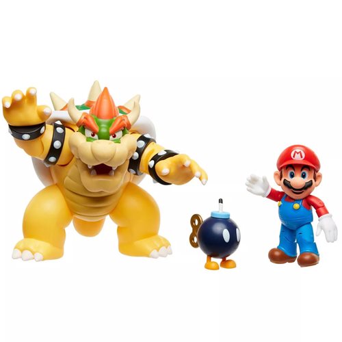 Nintendo Mario vs. Bowser Diorama Wave 1 Playset