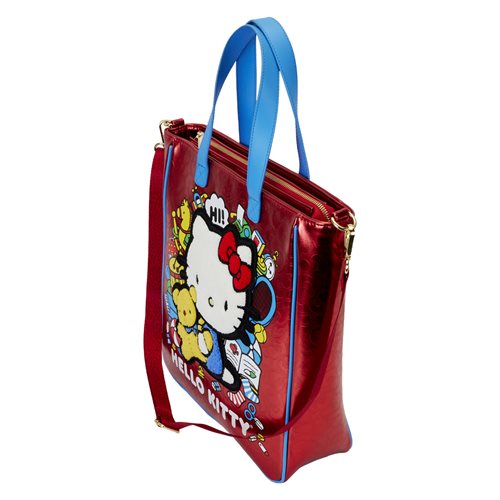 Hello Kitty 50th Anniversary Metallic Tote with Coin Bag