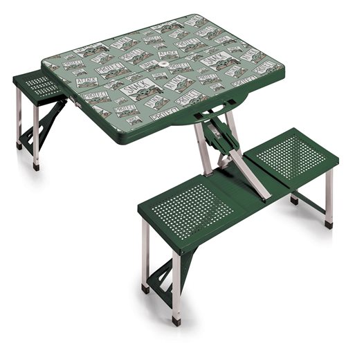 Star Wars Grogu Hunter Green Portable Folding Picnic Table with Seats