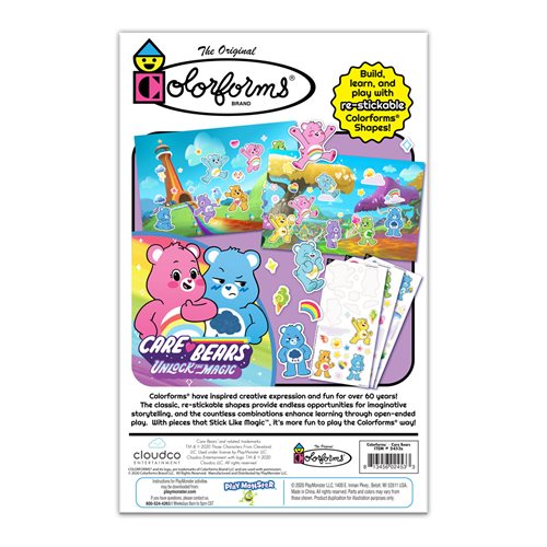 Colorforms Care Bears Boxed Playset