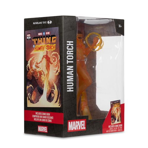 Marvel Collection Wave 7 Human Torch Marvel 2-In-One: Thing & Human Torch #10 1:6 Scale Posed Figure