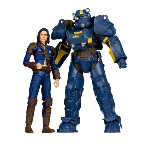 Fallout New Vegas T-60 Vault Tec and Sole Survivor 7-Inch Scale Action Figure 2-Pack - Exclusive
