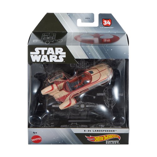 Star Wars Hot Wheels Starships Select 1:50 Scale 2025 Wave 2 Vehicle Case of 5
