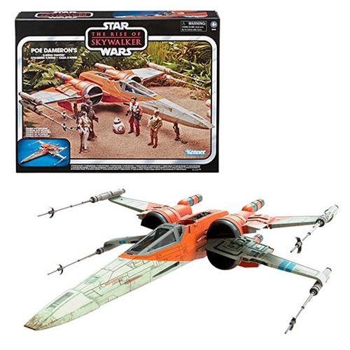 Star Wars The Vintage Collection Poe Dameron’S X-Wing Fighter Rise of Skywalker 