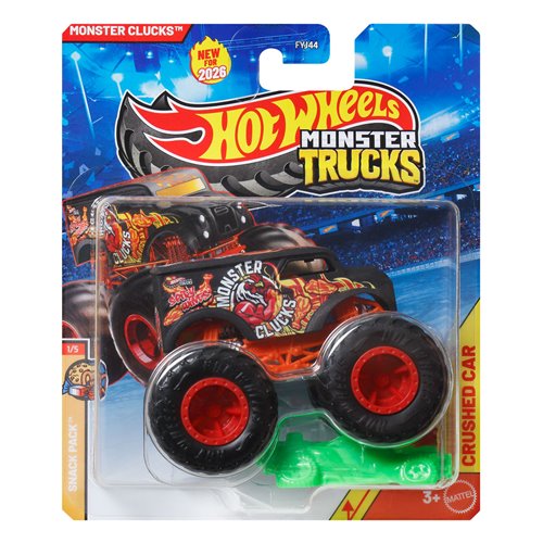 Hot Wheels Monster Trucks 1:64 Scale Vehicle 2026 Mix 1 Case of 8