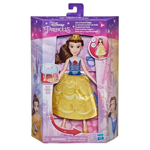 Disney Princess Spin and Switch Belle Doll