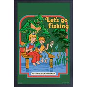 Steven Rhodes Let's Go Fishing Framed Art Print