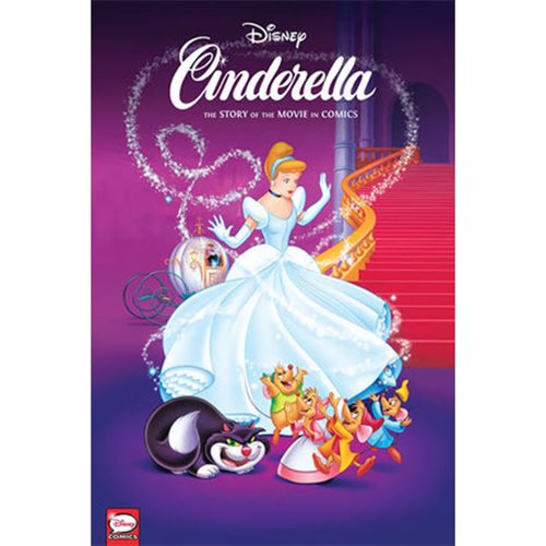 Disney Cinderella: The Story of the Movies in Comics Hardcover Book