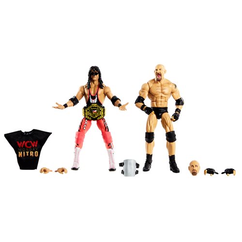 WWE Goldberg and Bret "Hitman" Hart Elite Collection 2-Pack
