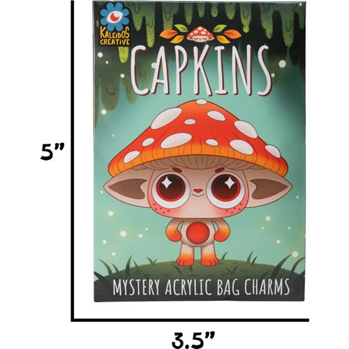 Capkins Mystery Box Acrylic Bag Charm Case of 12