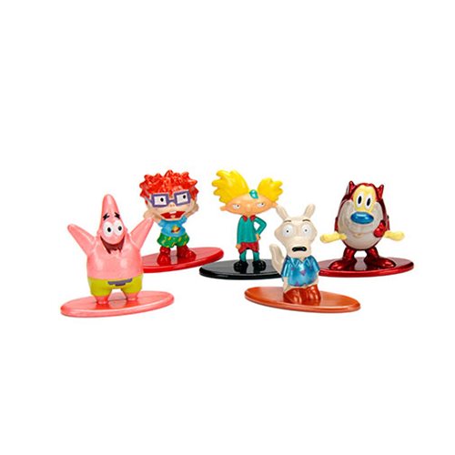 Nickelodeon Nano Metalfigs Die-Cast Mini-Figure 5-Pack Set