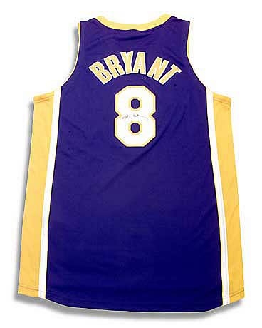 signed kobe bryant jersey for sale