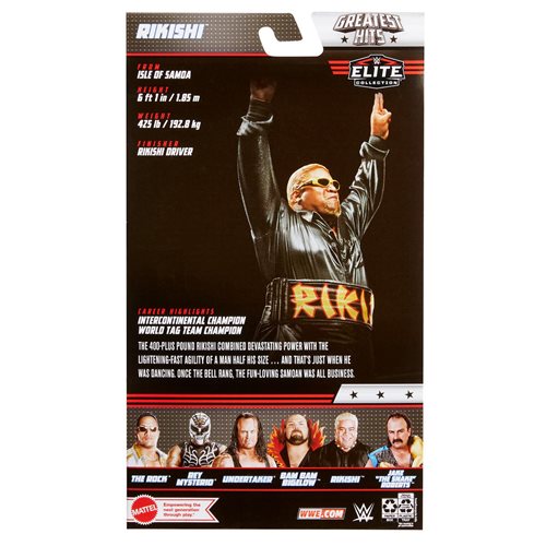 WWE Elite Collection Greatest Hits Rikishi Action Figure