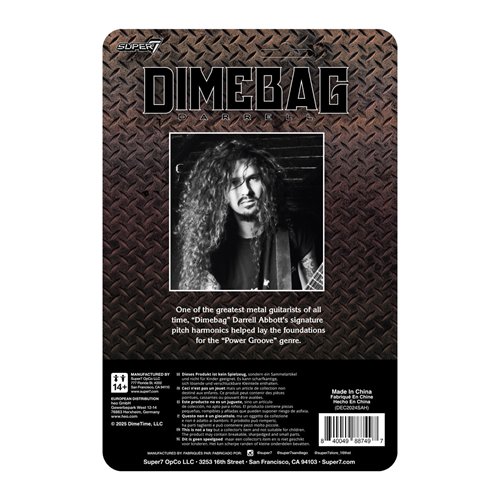 Dimebag Darrell Culprit 3 3/4-Inch ReAction Figure