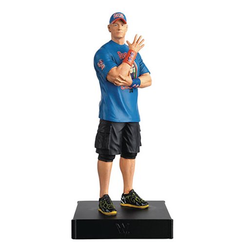 WWE Championship Collection John Cena Statue with Collector Magazine #2