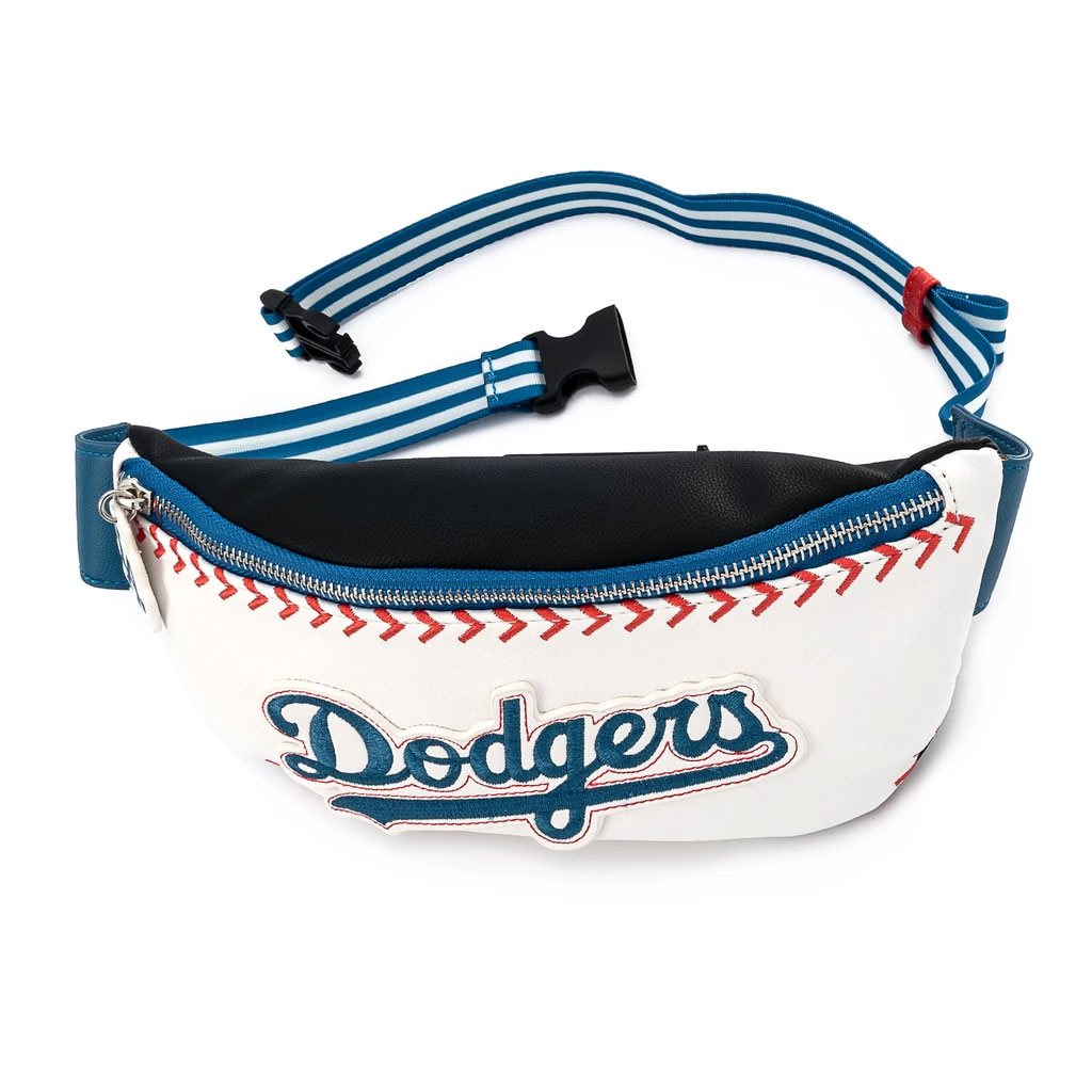 Los Angeles Dodgers Loungefly Stitched Ball Crossbody Bag