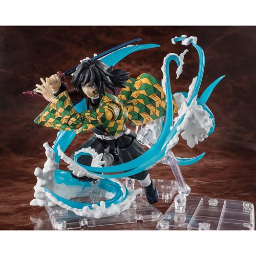 Demon Slayer: Kimetsu No Yaiba Tanjiro Kamado and Giyu Tomioka Water Breathing S.H.Figuarts Action F