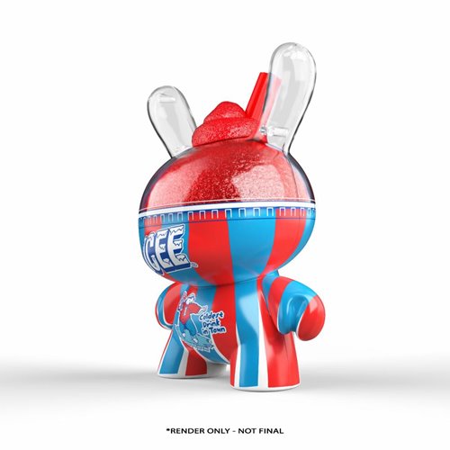 Kidrobot x ICEE Cherry ICEE 8-Inch Resin Dunny Art Statue