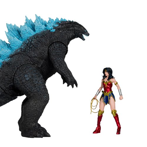 DC Multiverse Wonder Woman vs. Godzilla Megafig Justice League vs. Godzilla vs. Kong Action Figure 2
