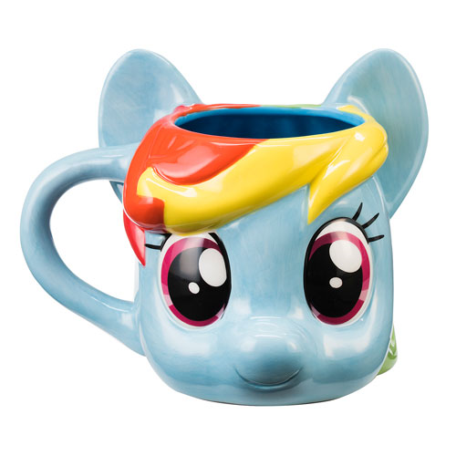 My Little Pony Friendship is Magic Rainbow Dash Sculpted Ceramic Mug