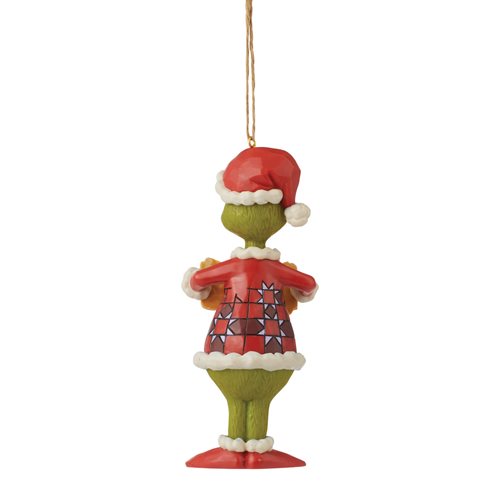 Dr. Seuss The Grinch I'm Here for the Presents by Jim Shore Holiday Ornament