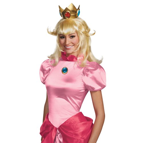 Super Mario Bros. Princess Peach Adult Roleplay Wig