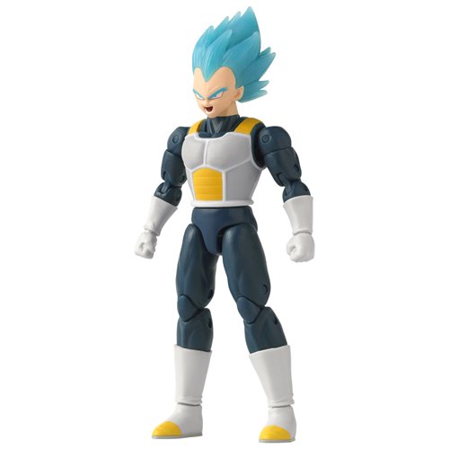 Dragon Ball Super Dragon Stars Power-Up Pack Super Saiyan Blue Vegeta Action Figure