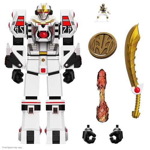 Power Rangers Ultimates White Tigerzord (Warrior Mode) 7-Inch Action Figure