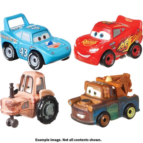 Disney Pixar Cars Mini Racers 3-Pack Mix 1 Case of 6