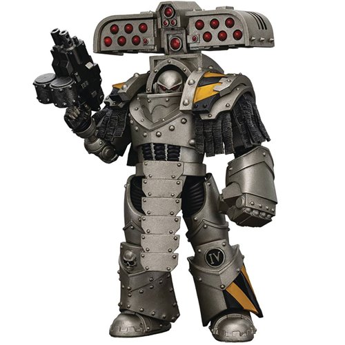 Joy Toy Warhammer The Horus Heresy Iron Warriors Tyrant Siege Master with Rocket 1:18 Scale Action Figure