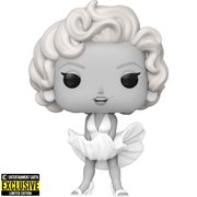 Marilyn Monroe Black-and-White Pop! Vinyl Figure - Entertainment Earth Exclusive