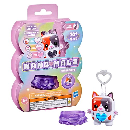 Nano-mals Purrnelope the Calico Kitty, Electronic Pet Cat
