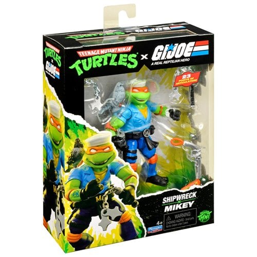 TMNT x G.I. Joe  Mikey Shipwreck Action Figure