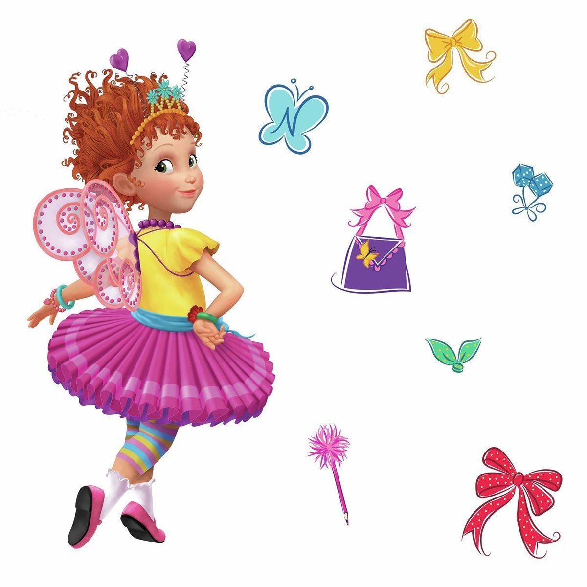 Fancy Nancy Peel and Stick Giant Wall Decals.