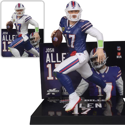 NFL SportsPicks 2024 Wave 2 Buffalo Bills Josh Allen 7-Inch Scale Posed Figure