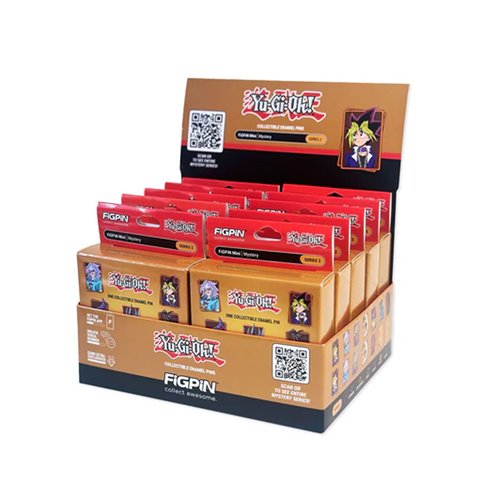 Yu-Gi-Oh! Mystery Minis Series 2 Enamel Pin Display of 10