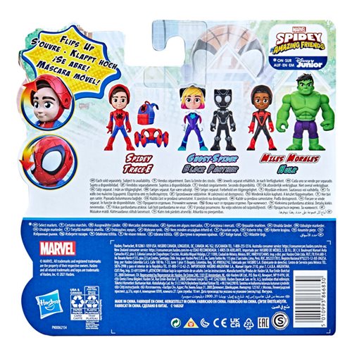Spider-Man Spidey and His Amazing Friends Hero Reveal Spider-Man and Trace-E Figure 2-Pack