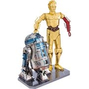 Star Wars C-3PO and R2-D2 Color Metal Earth Model Kit Gift Set