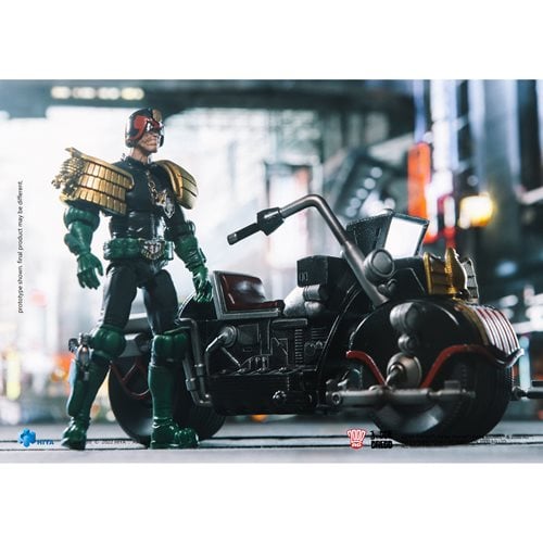 Judge Dredd and MK II Lawmaster Bike Action Figure 2-Pack Set - Previews Exclusive