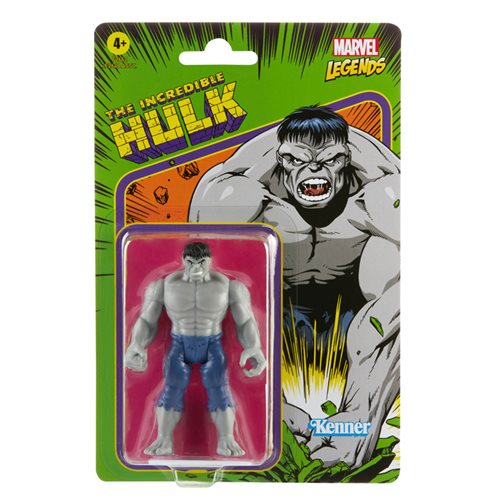 Marvel Legends Retro 375 Collection Gray Hulk 3 3/4-Inch Action Figure