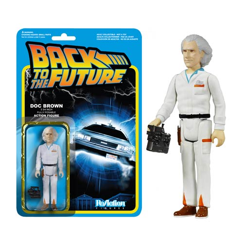 Back to the Future Doc Emmett Brown ReAction 3 3/4-Inch Retro Action Figure